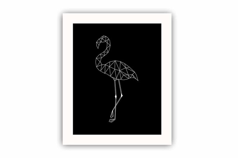 Taulu Animal kehyksellä Monivärinen - 23,5x28,5 cm - Sisustustuotteet - Taulu & taide