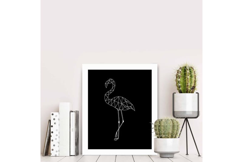 Taulu Animal kehyksellä Monivärinen - 23,5x28,5 cm - Sisustustuotteet - Taulu & taide