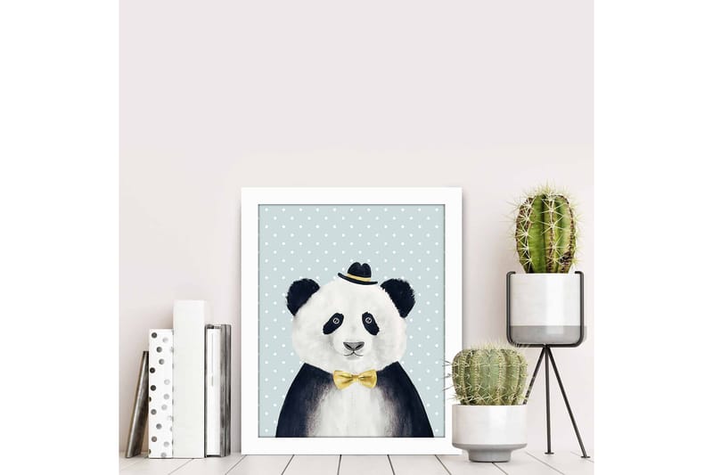 Taulu Animal kehyksellä Monivärinen - 23,5x28,5 cm - Sisustustuotteet - Taulu & taide