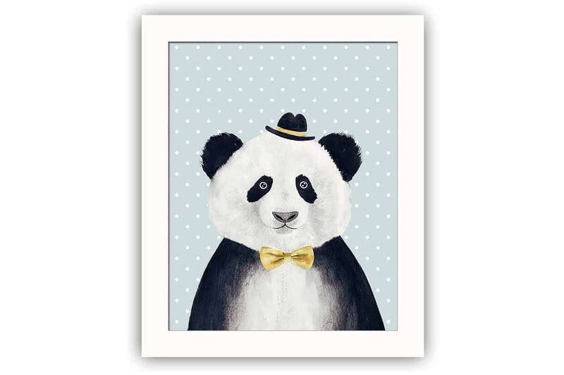 Taulu Animal kehyksellä Monivärinen - 23,5x28,5 cm - Sisustustuotteet - Taulu & taide
