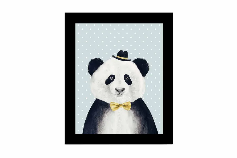 Taulu Animal kehyksellä Monivärinen, 23,5x28,5 cm