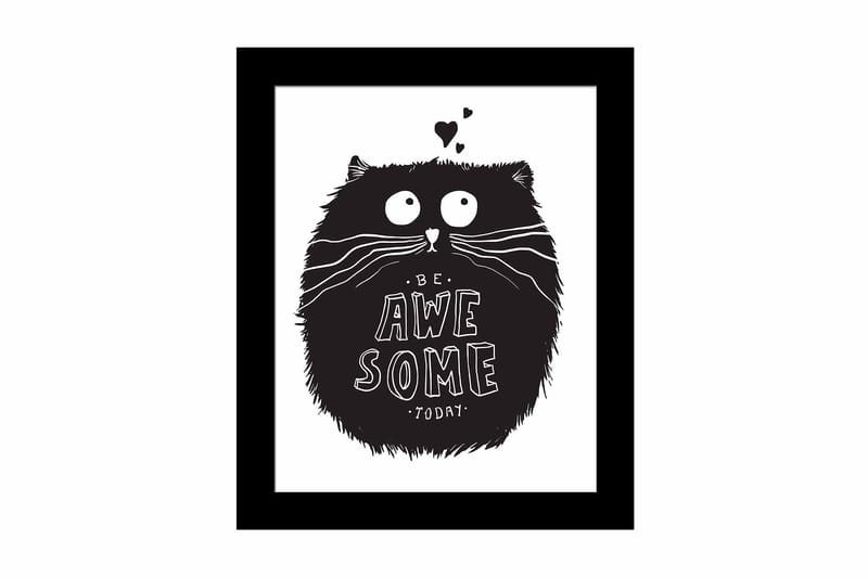 Taulu Animal kehyksellä Monivärinen, 23,5x28,5 cm