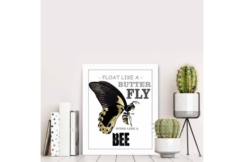 Taulu Animal kehyksellä Monivärinen - 23,5x28,5 cm - Sisustustuotteet - Taulu & taide