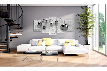 Taulu Balls And Concrete 5 Parts Wide 200x100 - Artgeist sp. z o. o. - Sisustustuotteet - Taulu & taide - Canvas-taulu