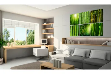 Taulu Bamboo Has Many Faces 60x40 - Artgeist sp. z o. o. - Sisustustuotteet - Taulu & taide - Canvas-taulu