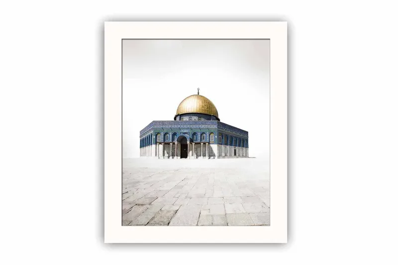 Taulu Building kehyksellä Monivärinen, 23,5x28,5 cm