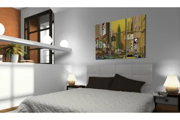 Taulu Cartoon Nyc 60x40 - Artgeist sp. z o. o. - Sisustustuotteet - Taulu & taide - Canvas-taulu