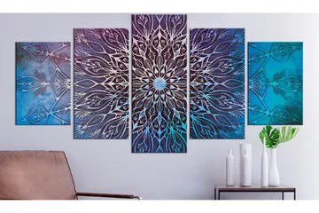 Taulu Center 5 Parts Wide Blue 200x100 - Artgeist sp. z o. o. - Sisustustuotteet - Taulu & taide - Canvas-taulu