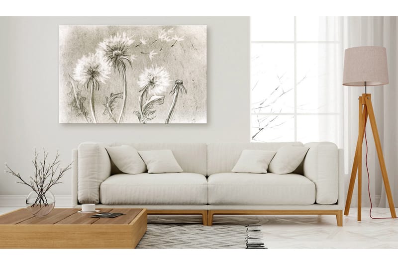 Taulu Dandelions (Pencil Artwork) 90x60, Artgeist sp. z o. o.