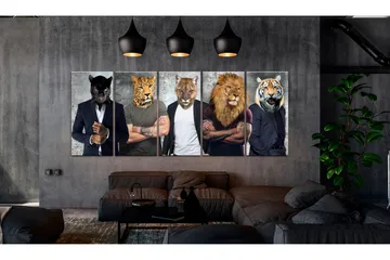 Taulu Different Faces 225x90 - Artgeist sp. z o. o. - Sisustustuotteet - Taulu & taide - Canvas-taulu