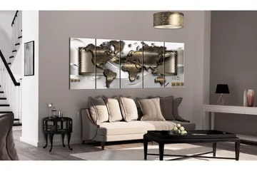 Taulu Exclusive Map 225x90 - Artgeist sp. z o. o. - Sisustustuotteet - Taulu & taide - Canvas-taulu