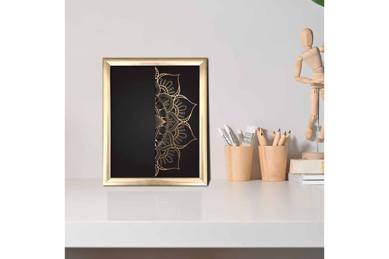 Taulu Floral kehyksellä Monivärinen - 23,5x28,5 cm - Sisustustuotteet - Taulu & taide