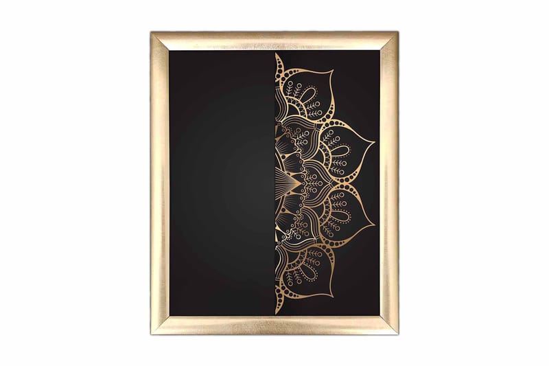 Taulu Floral kehyksellä Monivärinen - 23,5x28,5 cm - Sisustustuotteet - Taulu & taide
