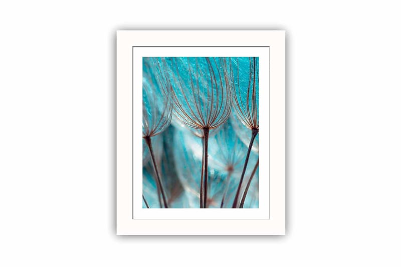 Taulu Floral kehyksellä Monivärinen - 23,5x28,5 cm - Sisustustuotteet - Taulu & taide