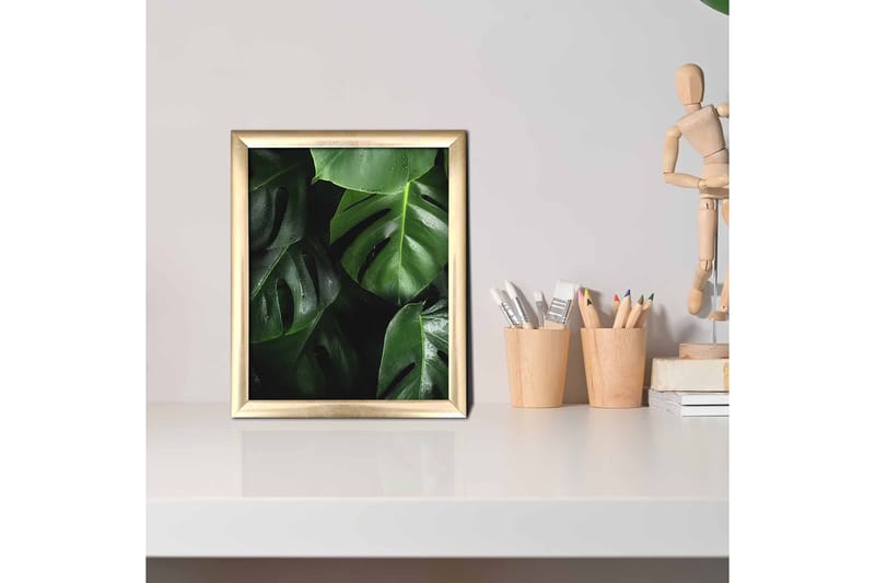 Taulu Floral kehyksellä Monivärinen - 23,5x28,5 cm - Sisustustuotteet - Taulu & taide