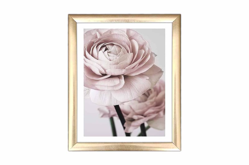 Taulu Floral kehyksellä Monivärinen - 23,5x28,5 cm - Sisustustuotteet - Taulu & taide