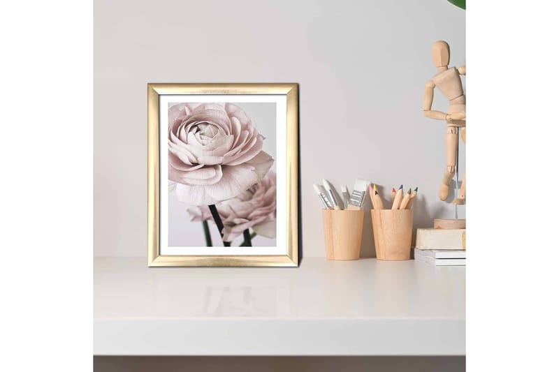Taulu Floral kehyksellä Monivärinen - 23,5x28,5 cm - Sisustustuotteet - Taulu & taide