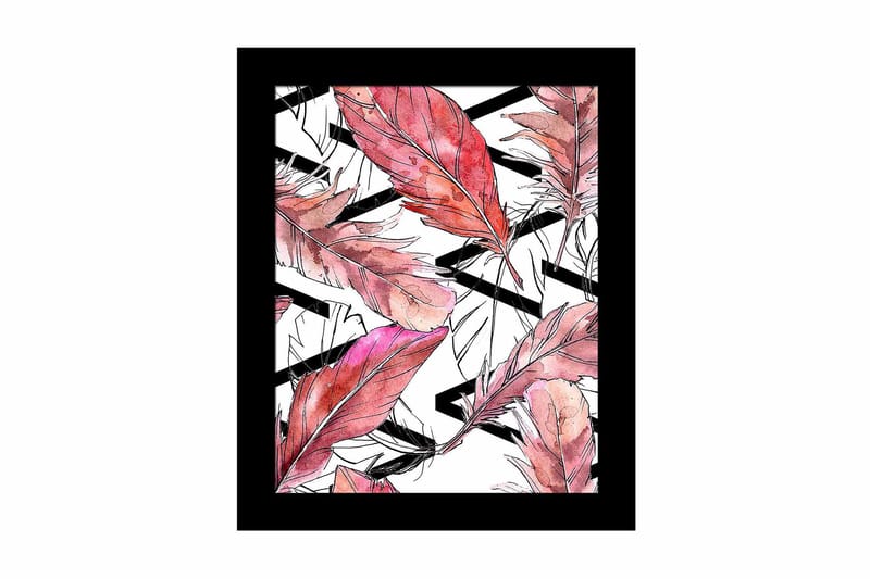 Taulu Floral kehyksellä Monivärinen - 23,5x28,5 cm - Sisustustuotteet - Taulu & taide