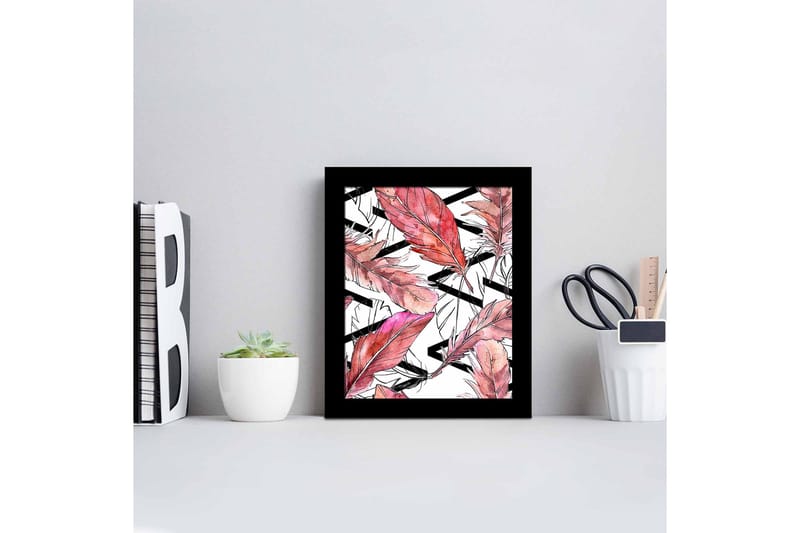 Taulu Floral kehyksellä Monivärinen - 23,5x28,5 cm - Sisustustuotteet - Taulu & taide