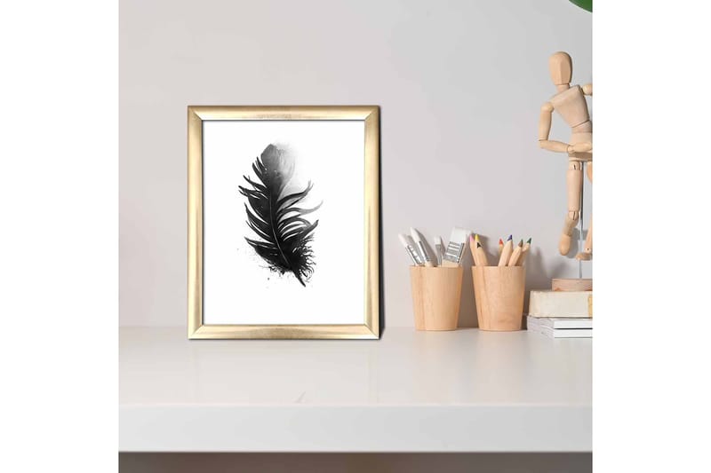 Taulu Floral kehyksellä Monivärinen - 23,5x28,5 cm - Sisustustuotteet - Taulu & taide