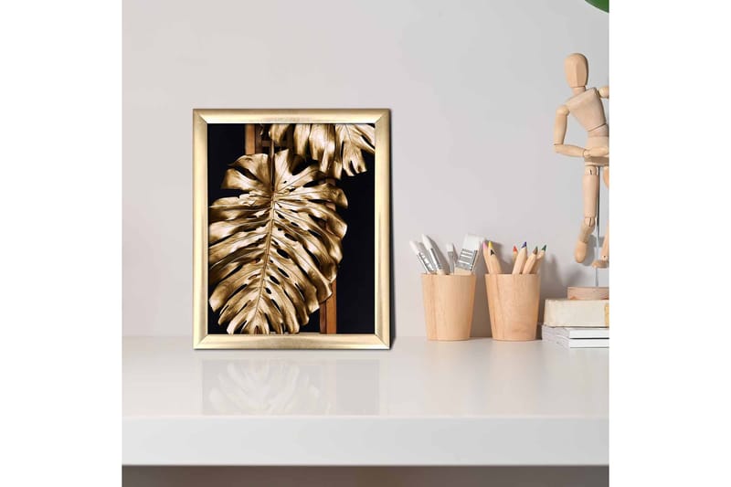 Taulu Floral kehyksellä Monivärinen - 23,5x28,5 cm - Sisustustuotteet - Taulu & taide