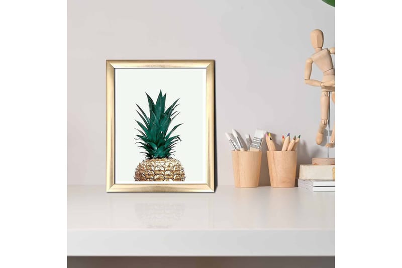 Taulu Floral kehyksellä Monivärinen - 23,5x28,5 cm - Sisustustuotteet - Taulu & taide