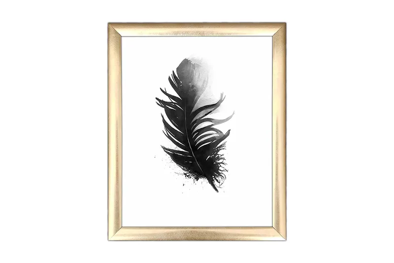 Taulu Floral kehyksellä Monivärinen, 23,5x28,5 cm