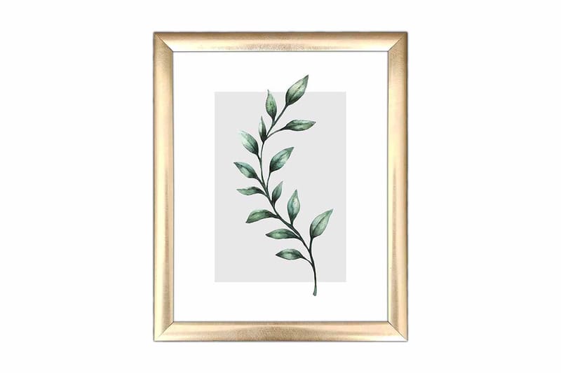 Taulu Floral kehyksellä Monivärinen, 23,5x28,5 cm