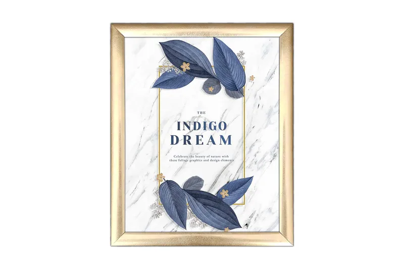 Taulu Floral kehyksell ä Monivärinen, 23,5x28,5 cm