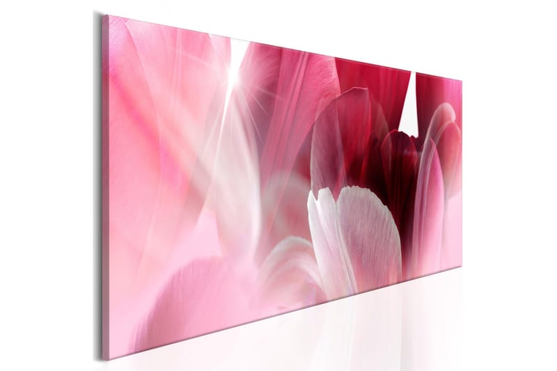 Taulu Flowers Pink Tulips 135x45, Artgeist sp. z o. o.