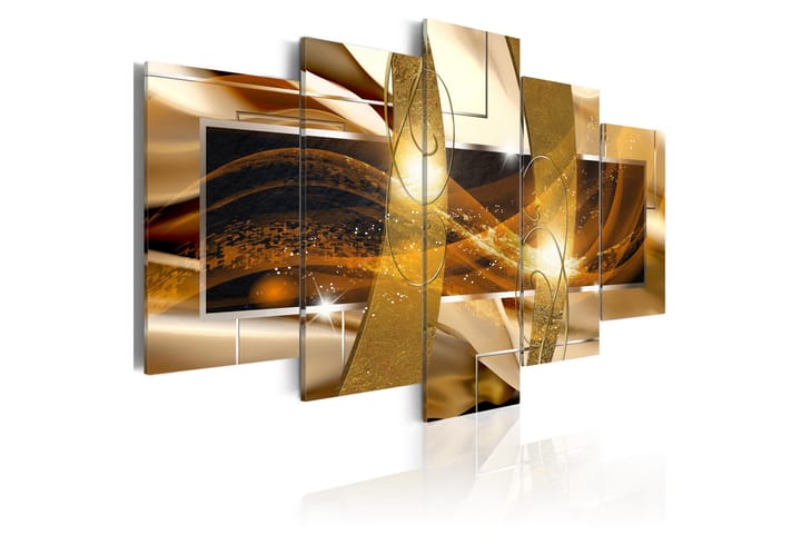 Taulu Golden Lava 200x100 - Artgeist sp. z o. o. - Canvas-taulu - Seinäkoristeet