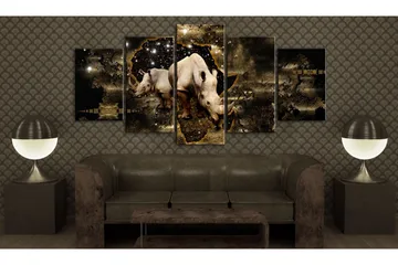 Taulu Golden Rhino 200x100 - Artgeist sp. z o. o. - Sisustustuotteet - Taulu & taide - Canvas-taulu