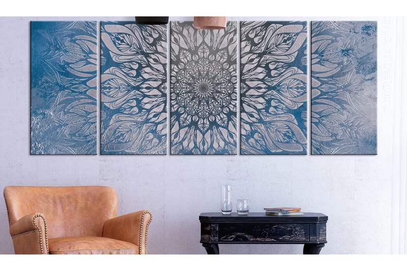 Taulu Hypnosis 5 Parts Blue Narrow 200x80 - Artgeist sp. z o. o. - Sisustustuotteet - Taulu & taide - Canvas-taulu