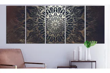 Taulu Hypnosis 5 Parts Brown Narrow 200x80 - Artgeist sp. z o. o. - Sisustustuotteet - Taulu & taide - Canvas-taulu