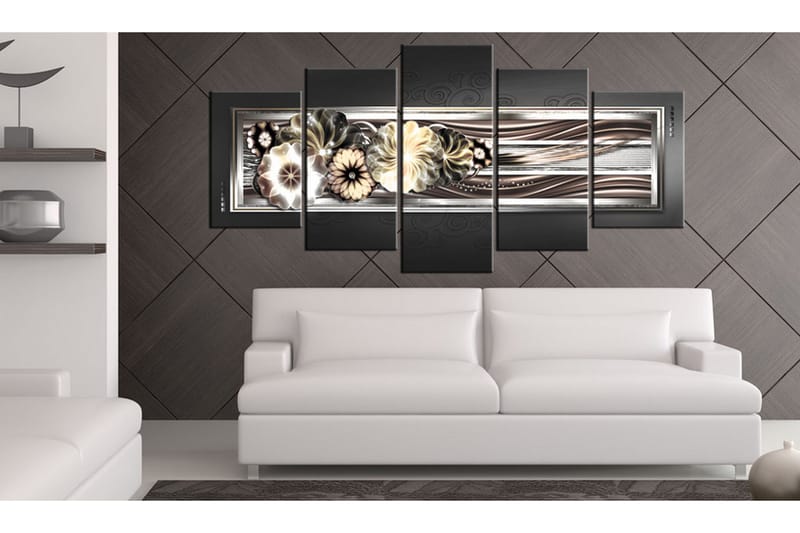 Taulu In Platinum Waves 200x100 - Artgeist sp. z o. o. - Sisustustuotteet - Taulu & taide - Canvas-taulu