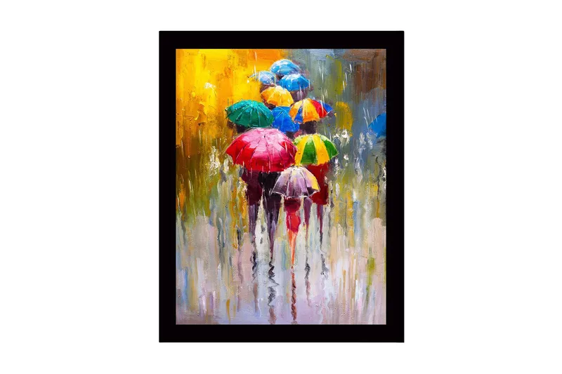 Taulu kehyksellä Monivärinen, 41x56 cm