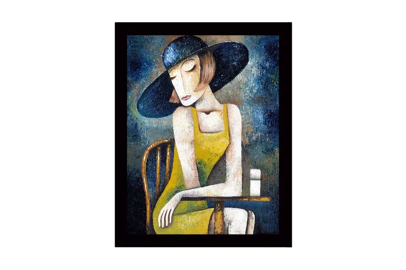 Taulu kehyksellä Monivärinen, 41x56 cm