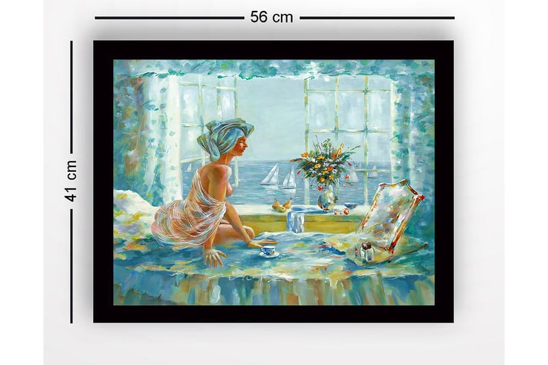 Taulu kehyksellä Monivärinen - 41x56 cm - Sisustustuotteet - Taulu & taide
