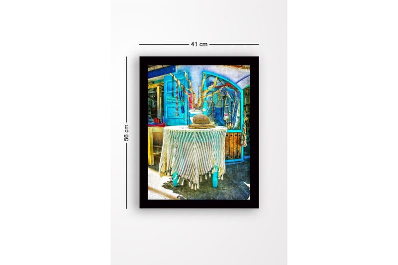 Taulu kehyksellä Monivärinen - 41x56 cm - Sisustustuotteet - Taulu & taide