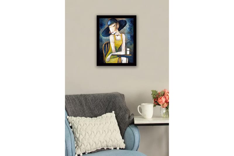 Taulu kehyksellä Monivärinen - 41x56 cm - Sisustustuotteet - Taulu & taide