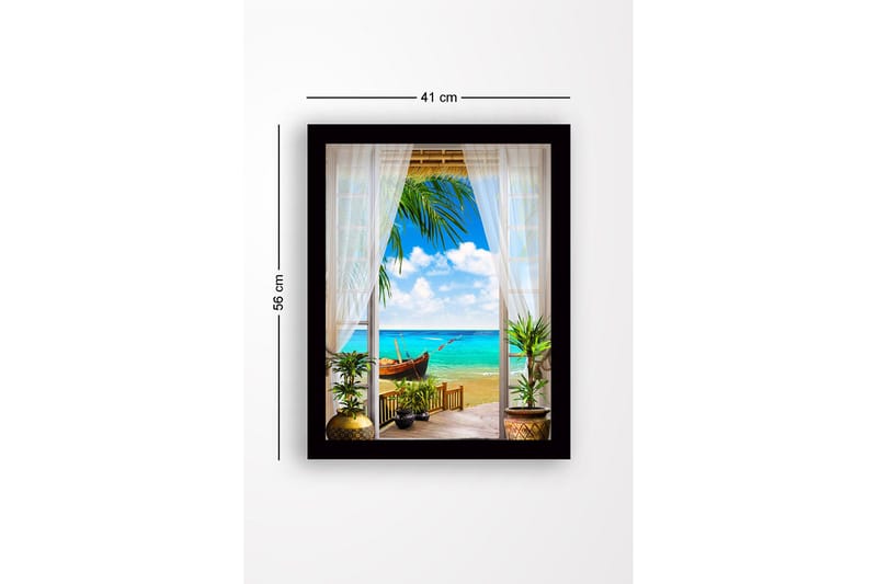 Taulu kehyksellä Monivärinen - 41x56 cm - Sisustustuotteet - Taulu & taide