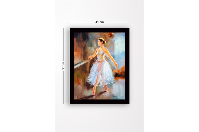 Taulu kehyksellä Monivärinen - 41x56 cm - Sisustustuotteet - Taulu & taide