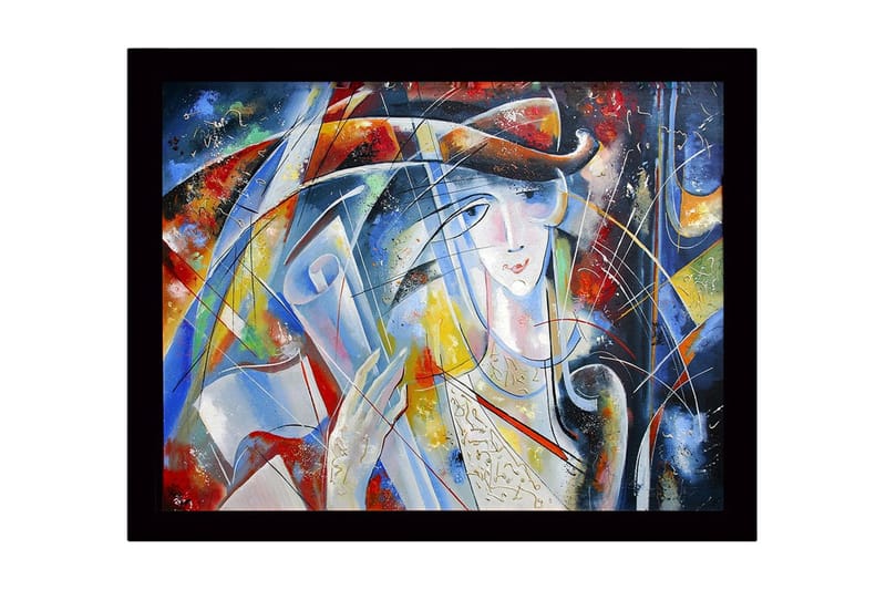 Taulu kehyksellä Monivärinen, 41x56 cm