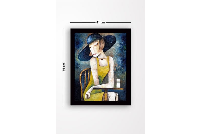 Taulu kehyksellä Monivärinen - 41x56 cm - Sisustustuotteet - Taulu & taide