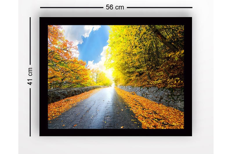 Taulu kehyksellä Monivärinen - 41x56 cm - Sisustustuotteet - Taulu & taide