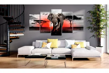 Taulu Lonely Elephant 200x100 - Artgeist sp. z o. o. - Sisustustuotteet - Taulu & taide - Canvas-taulu