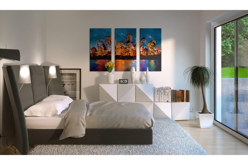 Taulu Mad City Triptych 60x40 - Artgeist sp. z o. o. - Sisustustuotteet - Taulu & taide - Canvas-taulu