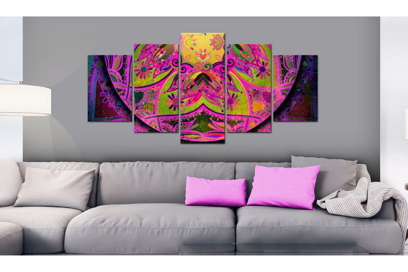 Taulu Mandala Pink Power 200x100 - Artgeist sp. z o. o. - Sisustustuotteet - Taulu & taide - Canvas-taulu