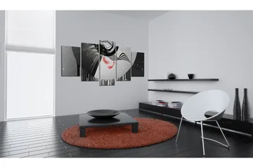Taulu Metal With Red Accents 200x100 - Artgeist sp. z o. o. - Sisustustuotteet - Taulu & taide - Canvas-taulu