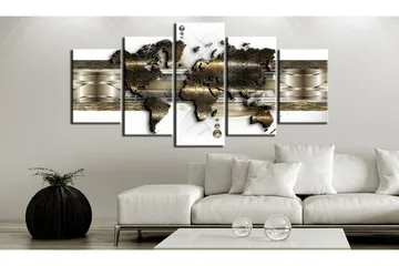 Taulu Metalic World 200x100 - Artgeist sp. z o. o. - Sisustustuotteet - Taulu & taide - Canvas-taulu